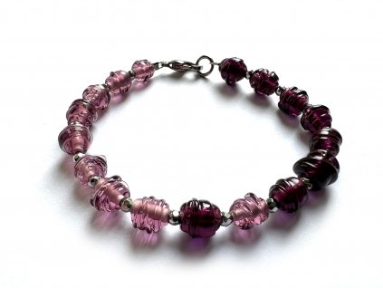 Fialový náramek