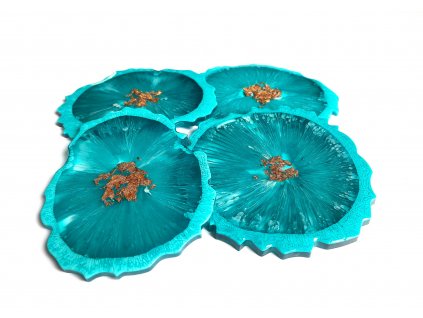 Tyrkysové podtácky