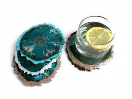 Tyrkysové podtácky