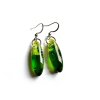 Náušnice Inko zelené