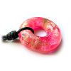 Dámský náhrdelník růžový donut