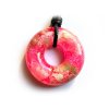 Náhrdelník donut růžový