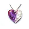 Náhrdelník fialové srdce