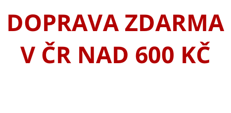 Doprava zdarma od 600 Kč