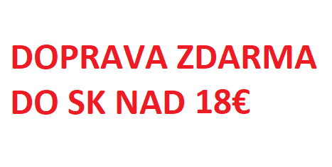 Doprava Zdarma nad 18€