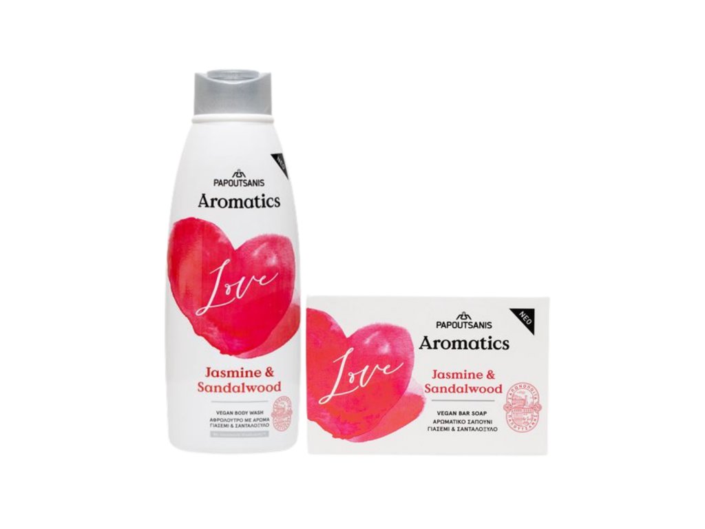 Sprchový gel + Aromatické mýdlo LOVE