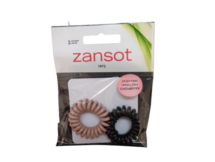 Zansot Spir lov elastick vod odoln gumi ky do vlas 2 ks 1[1]