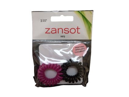 Zansot Spir lov elastick vod odoln gumi ky do vlas 2 ks 2[1]