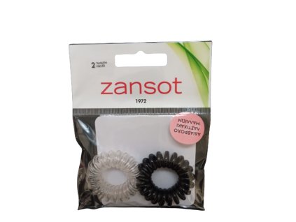 Zansot Spir lov elastick vod odoln gumi ky do vlas 2 ks 4[1]