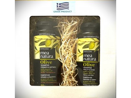 Olivový, Šampon Síla a Jemnost 300 ml + Šampon Vitalita a Lesk 300 ml