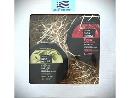 Maska na vlasy, Granátové jablko 250 ml + Olivová 250 ml