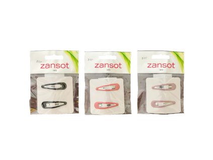 3x Zansot Sponka do vlasů 5 cm 2 ks vícebarevná