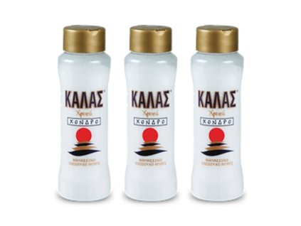 KALAS GOLDEN Hrubá mořská sůl z Řecka, 450gr, 3ks