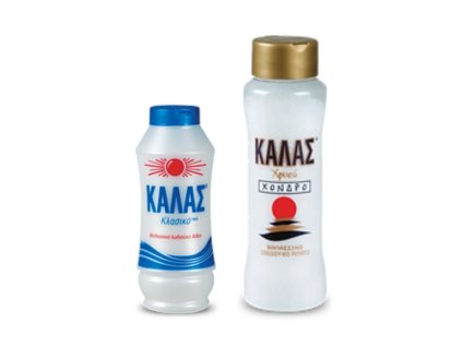KALAS Jemná mořská sůl CLASSIC 250gr + GOLDEN Hrubá 450gr