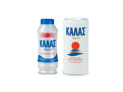 KALAS Jemná mořská sůl CLASSIC 250gr + GOLDEN Jemná 250gr