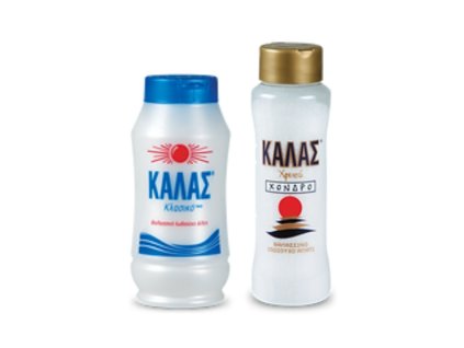 KALAS Jemná mořská sůl CLASSIC 400gr + GOLDEN Hrubá 450gr