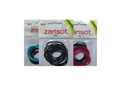 Zansot Elastické gumičky do vlasů vícebarevne 2, 3x 12ks