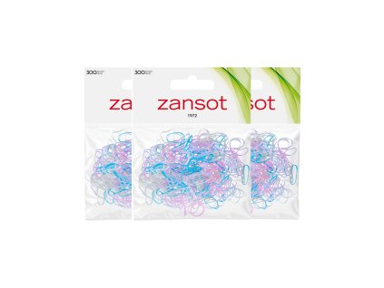 Zansot mini gumičky do vlasů vícebarevné, 3x 300ks