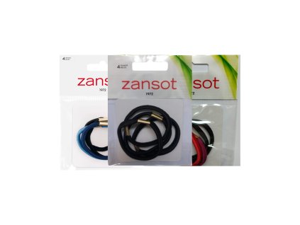 Zansot Elastické gumičky do vlasů vícebarevné 1, 3x 4 ks