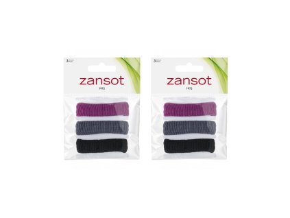Zansot 2x Elastické gumičky do vlasů, tkanina, 2ks