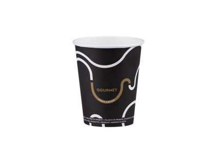 Tessera Kelimek papírový GOURMET BLACK 220ml, 25ks