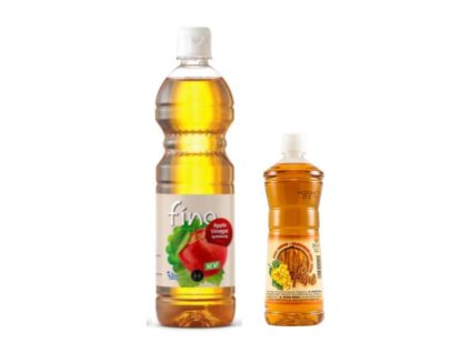FINO Hroznový ocet 390ml + FINO Jablečný ocet 6% 1l