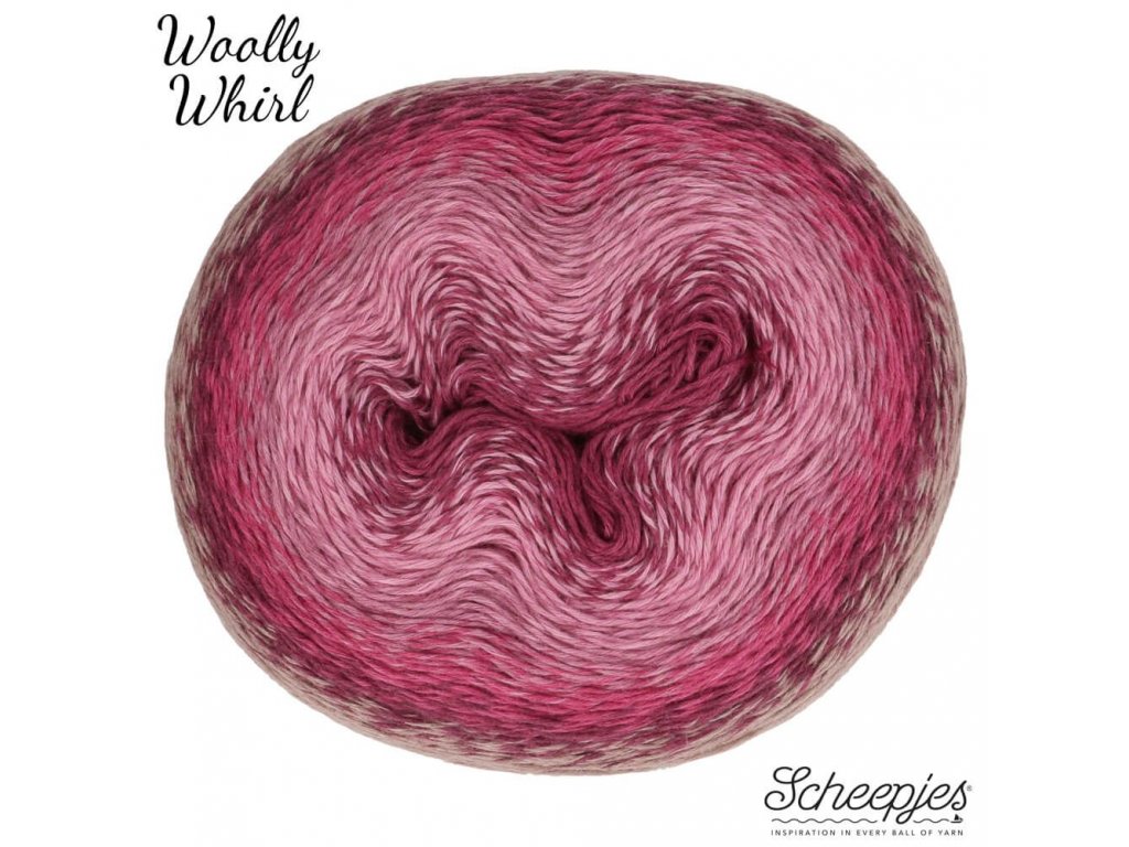 Příze Scheepjes Woolly Whirl 474 Bubble Lickcious 215g