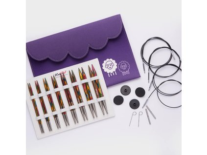 symfonie interchangeable circular deluxe knitting needles set 11