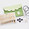 japanese bamboo deluxe interchangeable circular knitting needles set 1