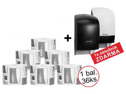 1001 1 katrin system plus papir na toaletu 156050 1x baleni zasobnik zdarma