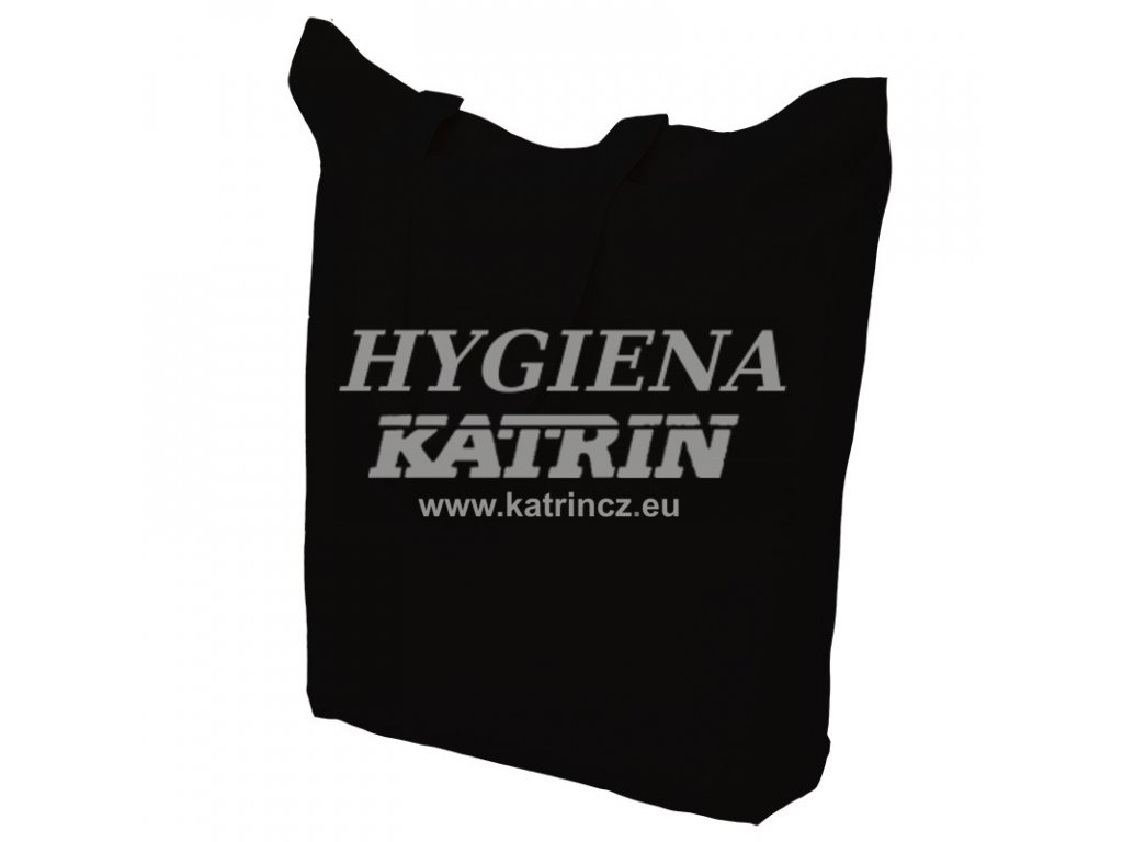 Bavlněná nákupní taška černá - 15.0035 - 390x410mm