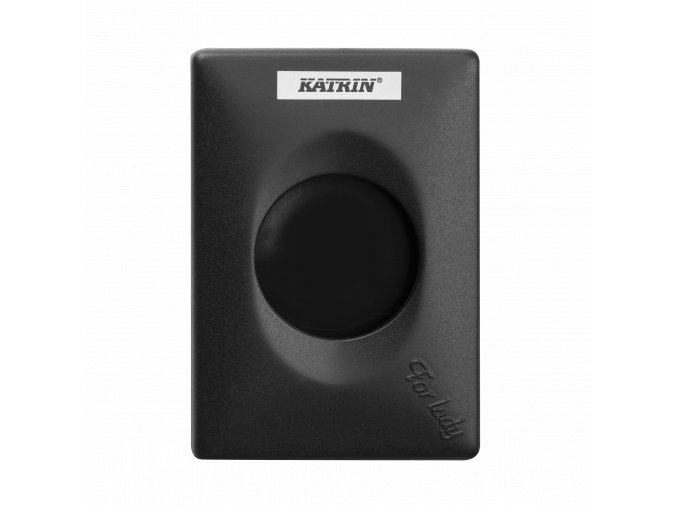 92247 katrin hygiene bag dispenser black front