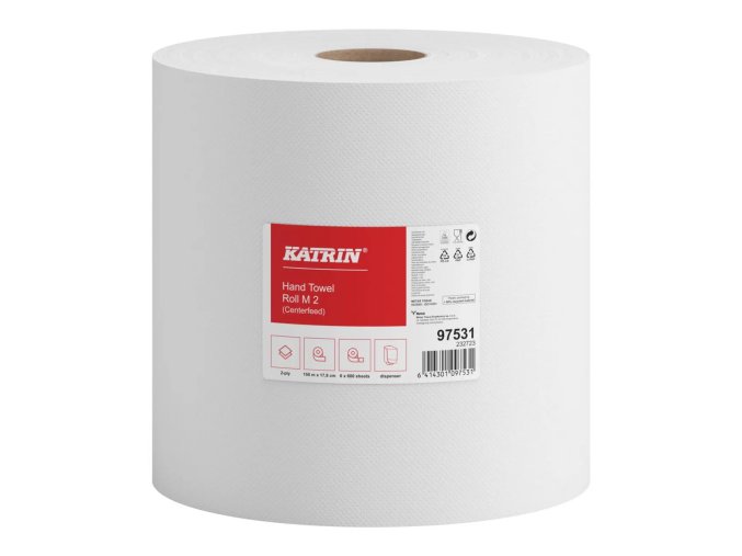 97531 katrin centrefeed roll medium 150 sheets 2 ply official product image