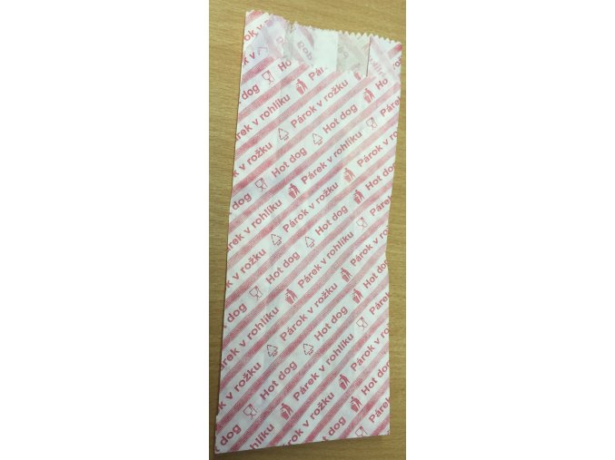 Sáček na párek v rohlíku 7x15cm (cena za 100ks) - 38.0050