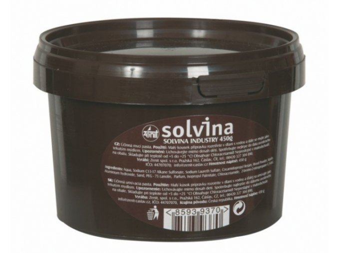 Solvina 450g - 94.0049 - mycí pasta na ruce
