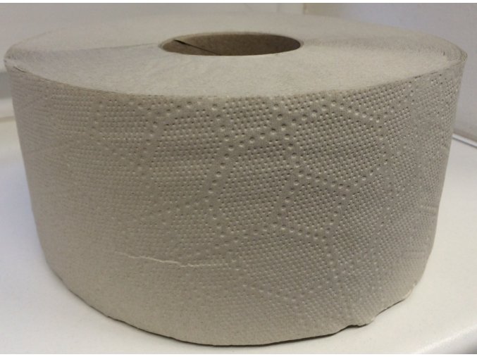 Toaletní papír JUMBO 240mm - šedý jednovrstvý