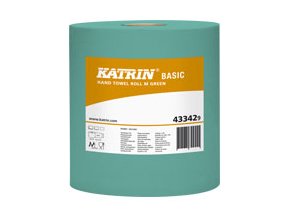 Papírové ručníky v roli KATRIN BASIC M Zelená - 433429