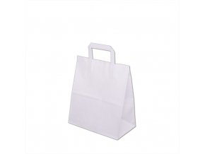 Papírové tašky 260x140x300mm - Bílá