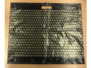 Taška igelitová se zpevněným průhmatem černá - 600x550mm
