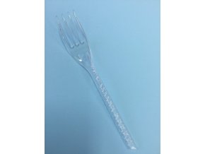 Vidlička pevná průhledná 17,5cm (cena za 50ks)