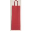 Papírová taška na víno 14x8x39cm - červená