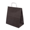 Barevná papírová taška 305x170x340mm - černá - 13.0111