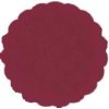 Rozetky papírové 9cm bordo (cena za 500ks) - 36.0038