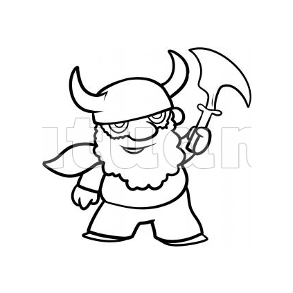 zty how to draw a dwarf for kids step 7