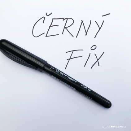 Černý permanentní fix