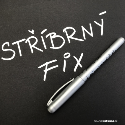 Stříbrný permanentní fix