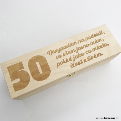Krabice na víno s vlastním textem