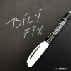 Bílý permanentní fix