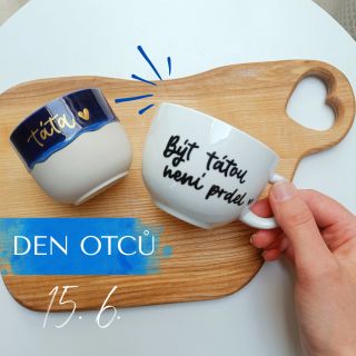 🕒 POSLEDNÍ ŠANCE! 🕒 Hrníčky pro ty nejlepší tatínky 💪💙 můžete objednávat už jen do konce týdne. 📦 Objednávky přijaté do 8....