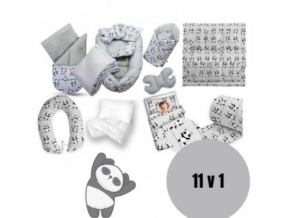 11. dilný set panda